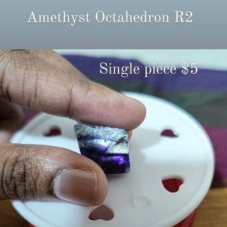 Natural Amethyst Octahedron