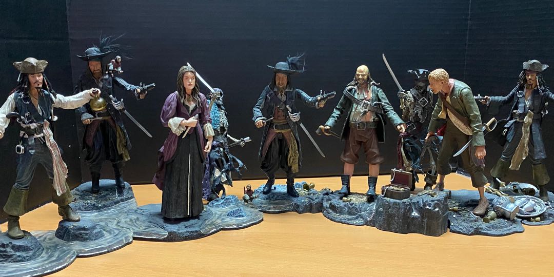 NECA Pirates of the Caribbean Complete Set