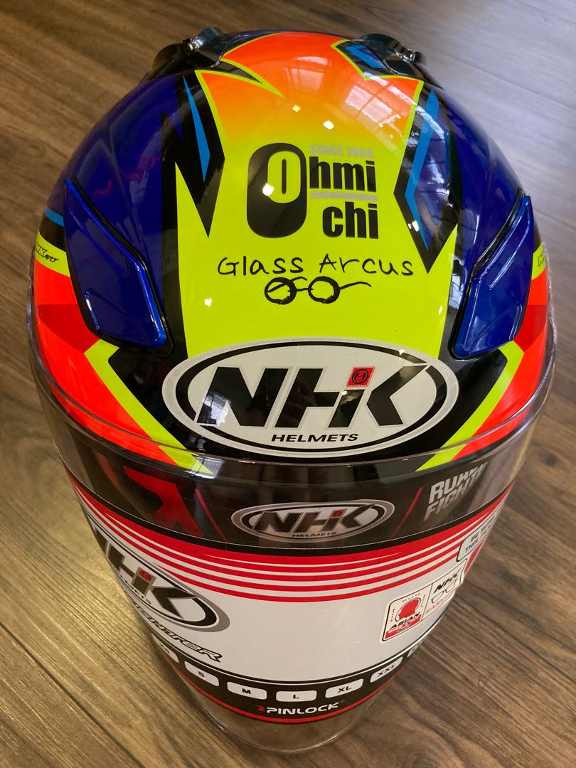 NHK Helmet Clear Stock, Motorcycles, Motorcycle Apparel on Carousell