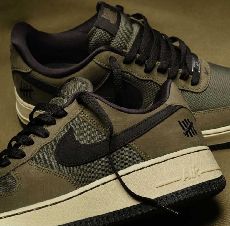 Nike Air Force 1 Low Undefeated Ballistic Olive Green Men's Sneakers Shoes