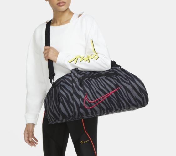 Nike Gym Club Women s Printed Training Duffel Bag Black