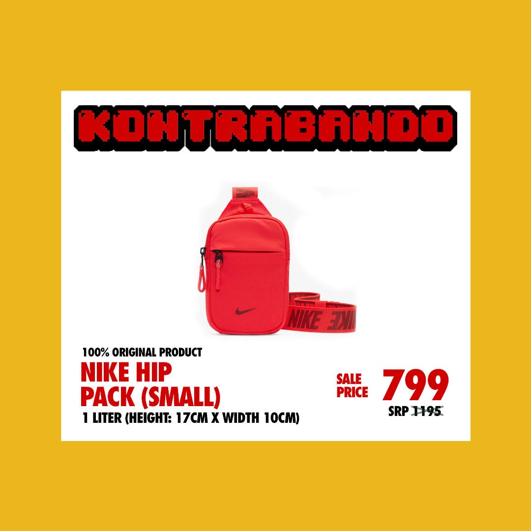 nike hip pack small red