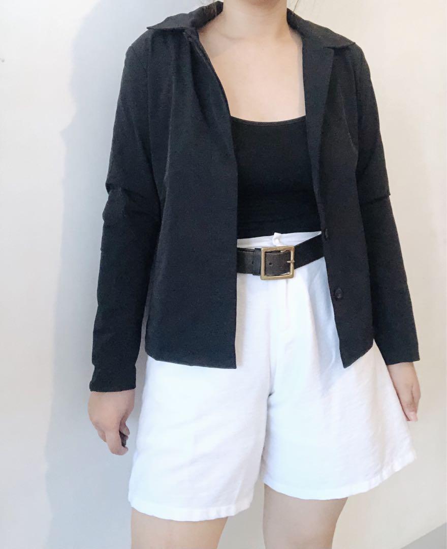 old navy black blazer