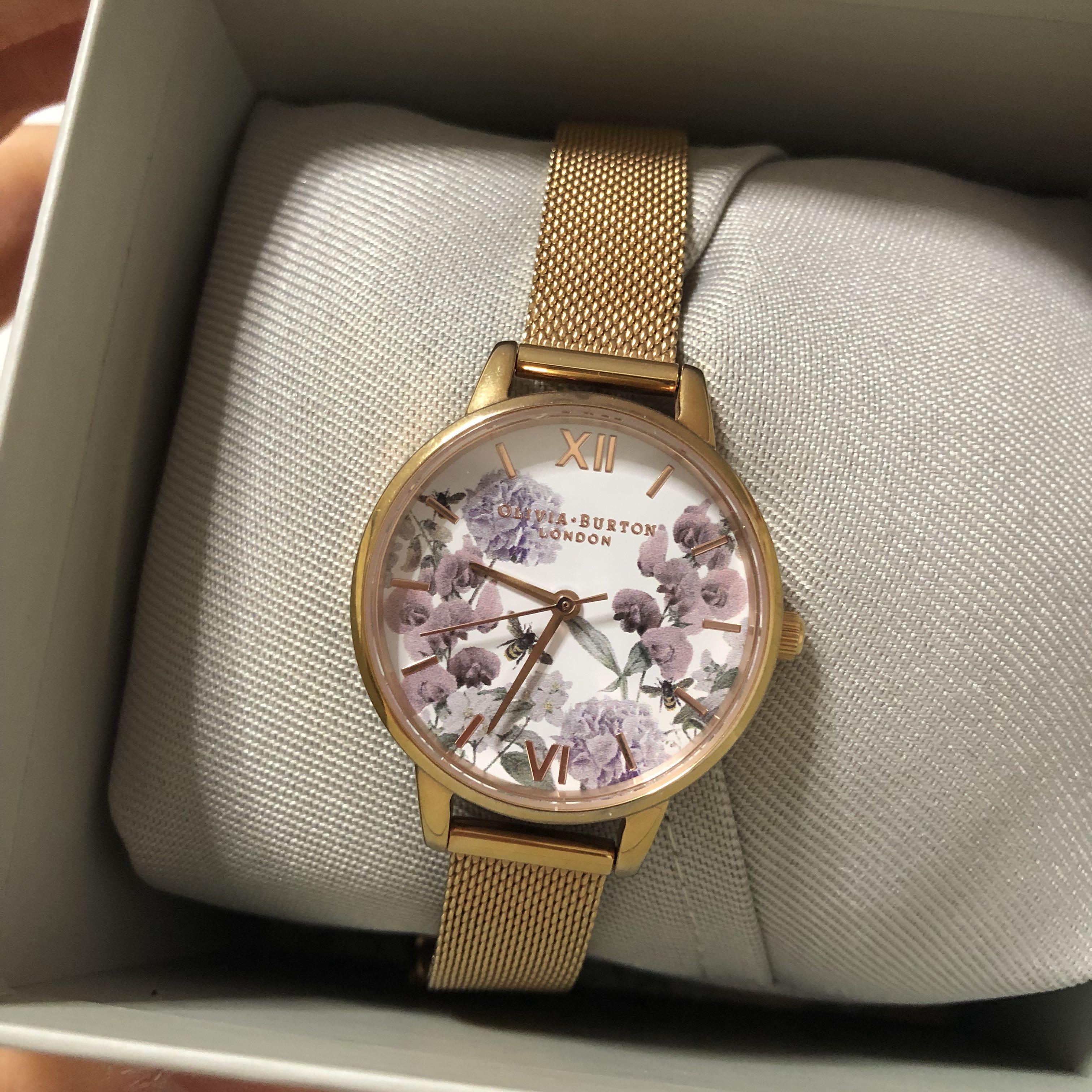 Olivia Burton Watch with floral face