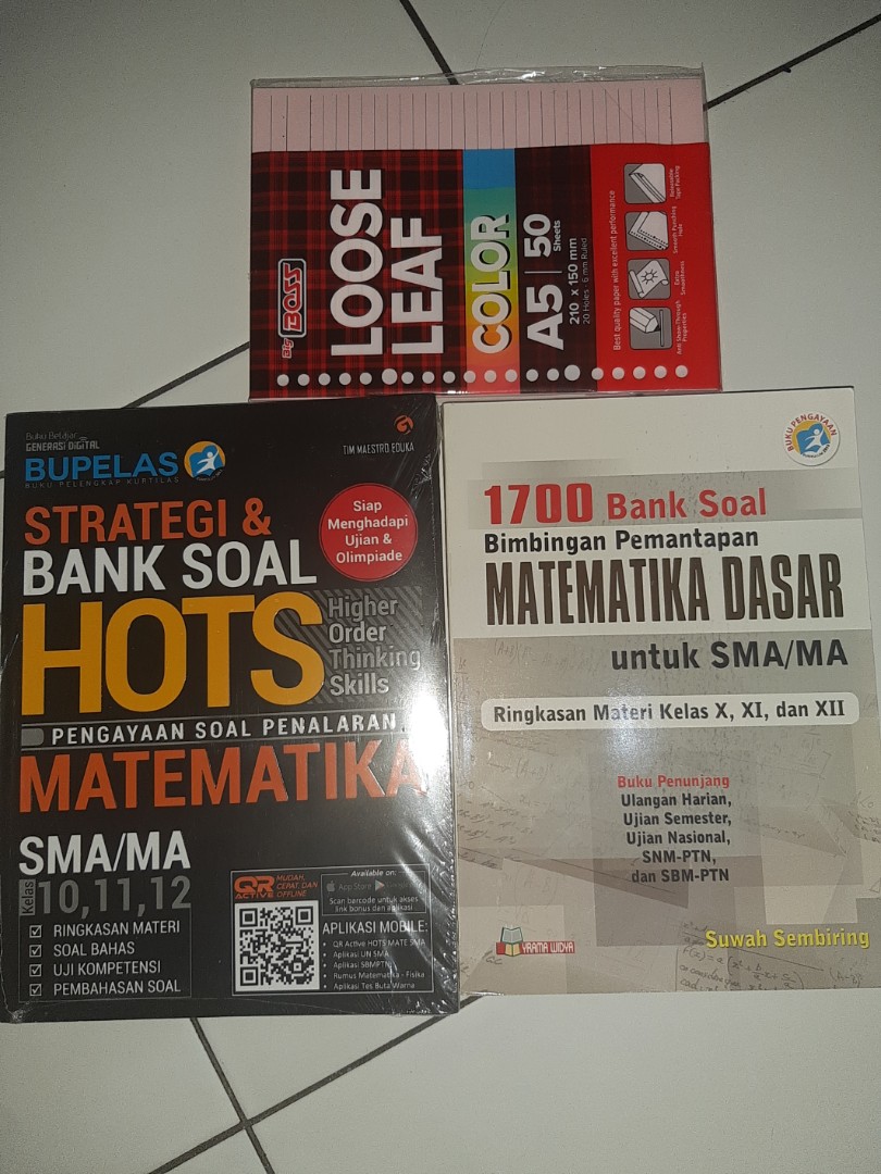 Paket Buku Matematika Matdas Pk Utbk Sbmptn Simak Ui Utul Ugm Ujian Mandiri Soshum Saintek Buku Alat Tulis Buku Pelajaran Di Carousell