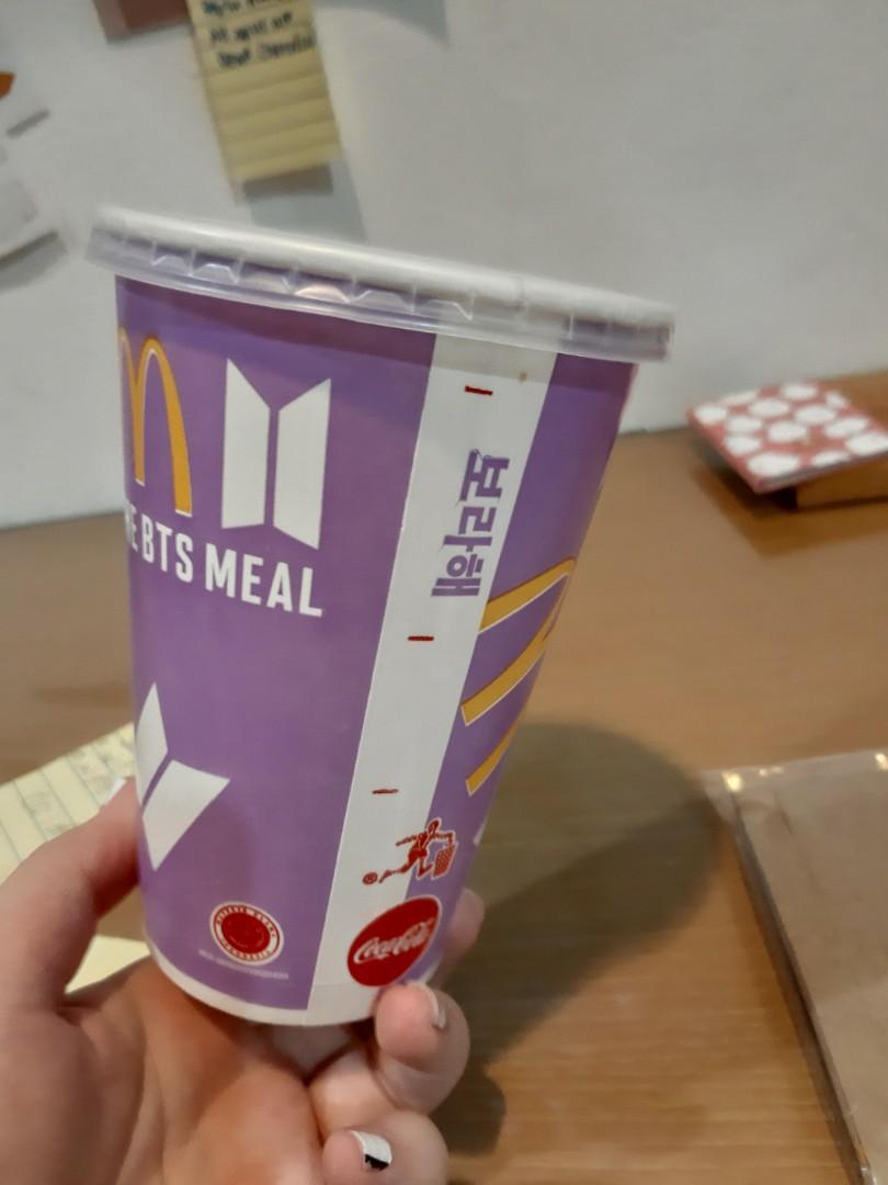 PAKET TUMBLER STARBUCKS + BUNGKUS BTS MEAL SERIES, KWave di Carousell