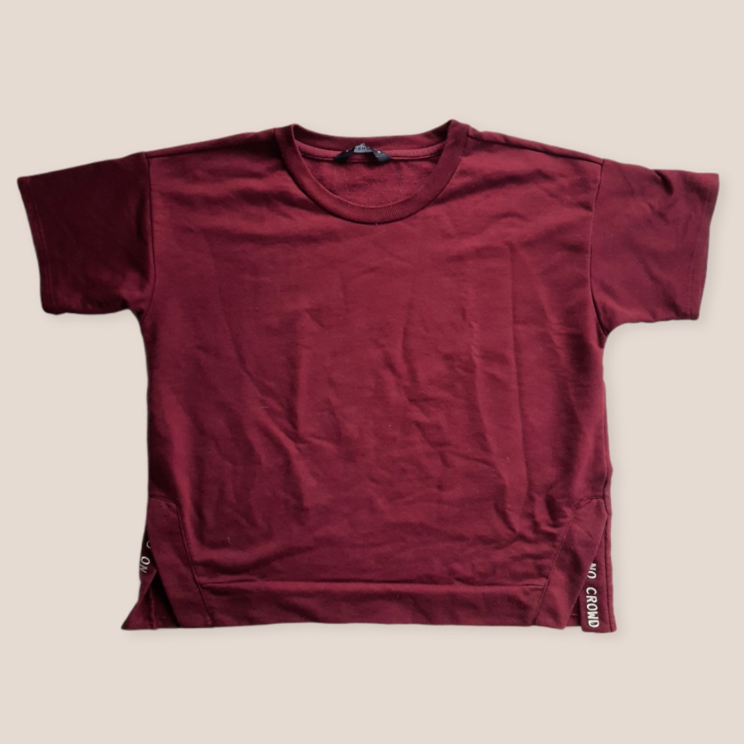 penshoppe maroon shirt