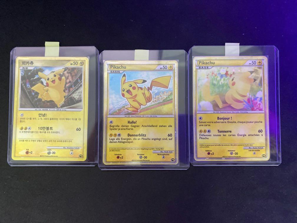 Pikachu 2010 World Collection Pokemon Trading Card Game Hobbies Toys Toys Games On Carousell