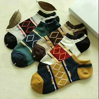 [READY STOCK] Mens Ankle Cotton Socks