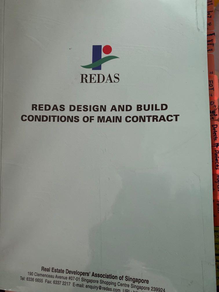 Redas Form REDAS Design and Build Conditions of Main Contract, Hobbies & Toys ...