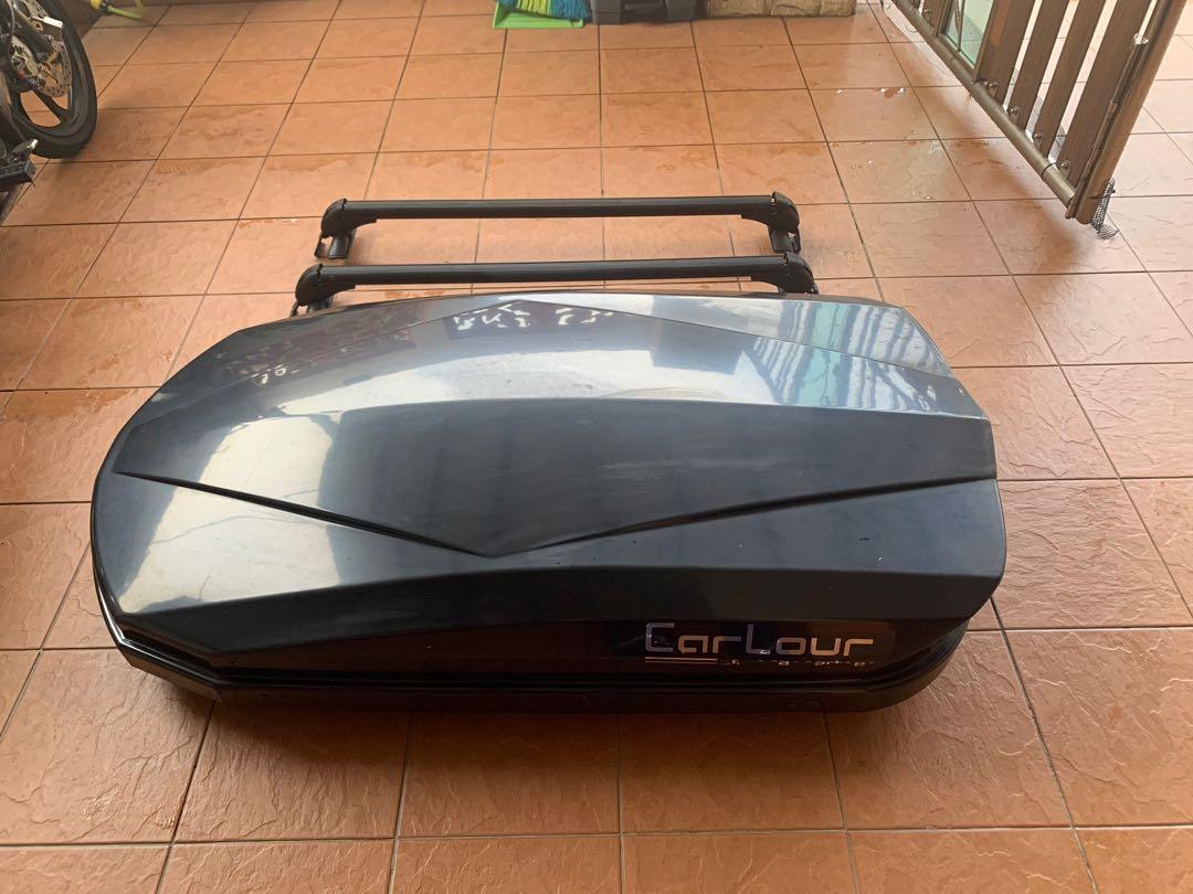 Roof Box D1 380L Slim Glossy Carlour, Auto Accessories on Carousell