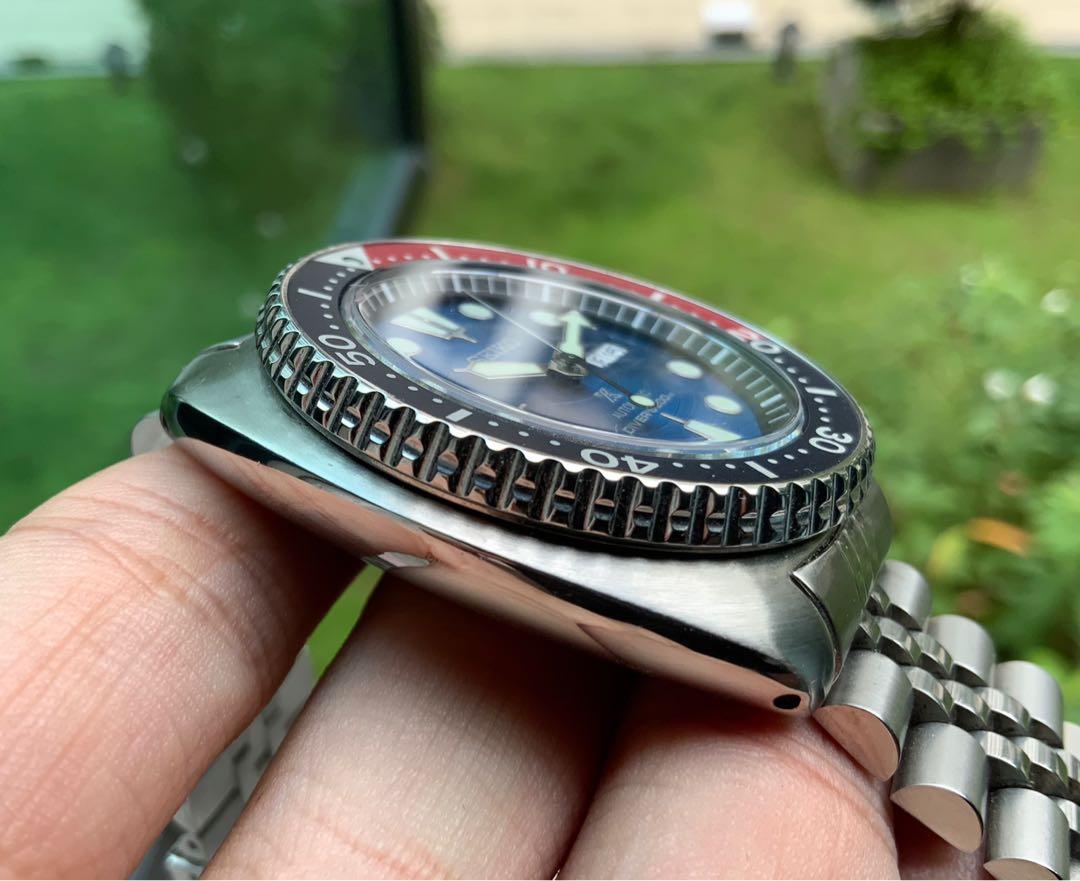 Sapphire Glass Seiko Turtle Pepsi Save the Ocean dial Men s