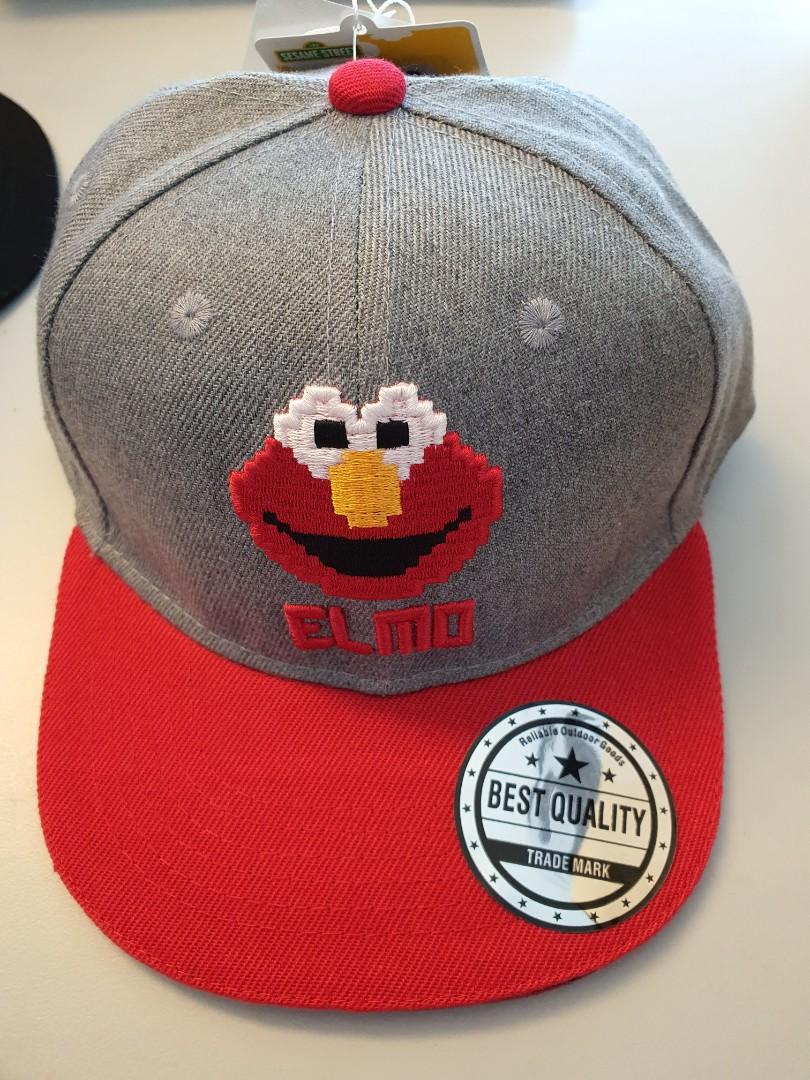 Sesame Street Elmo Cap, Men's Fashion 