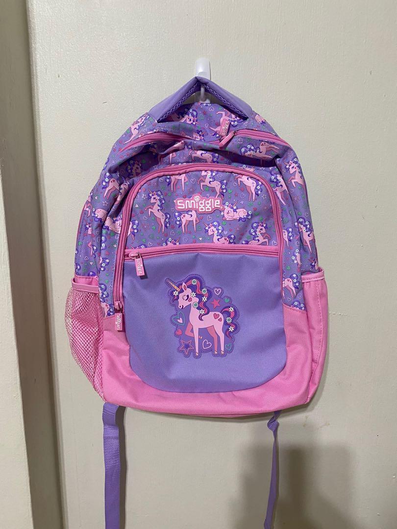 smiggle holographic backpack