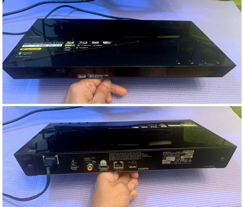 Sony Bdp S5100 Region Free Blu Ray Dvd Player Sony 3D SACD / Blu Blue Ray / DVD / CD Disk Player with original remote