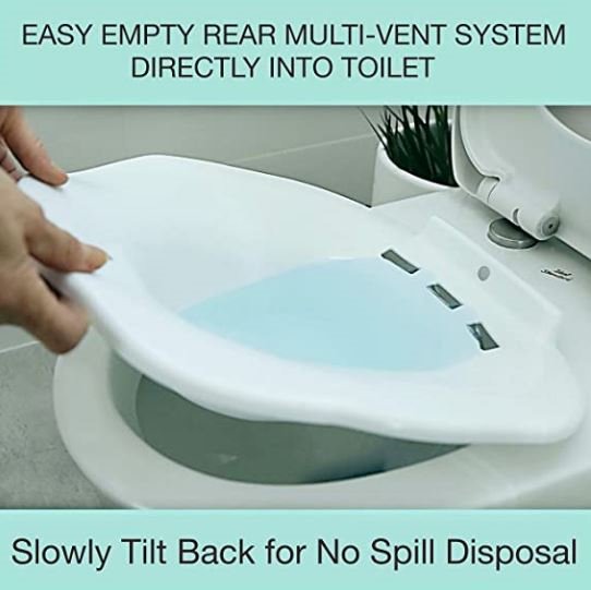 Soothic Sitz Bath Toilet Seat Postpartum Care Hemorrhoid Yoni Steam
