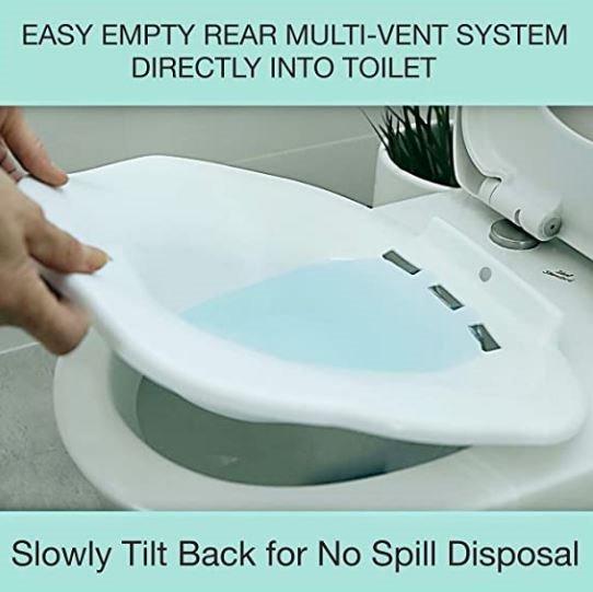 Soothic Sitz Bath Toilet Seat Postpartum Care Hemorrhoid Yoni Steam