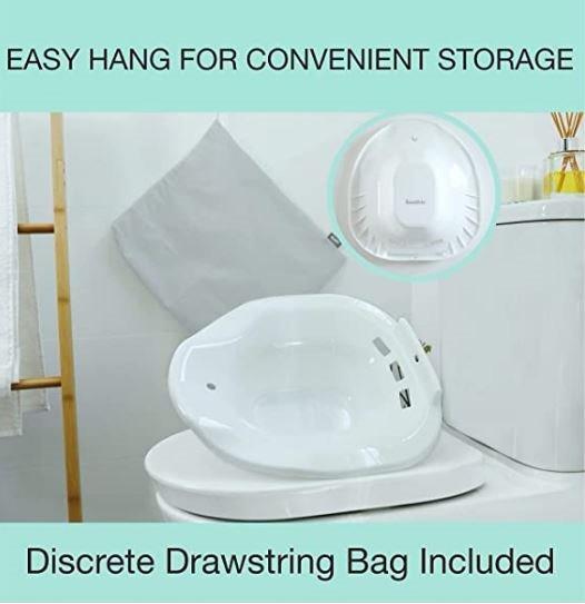 Soothic Sitz Bath Toilet Seat Postpartum Care Hemorrhoid Yoni Steam