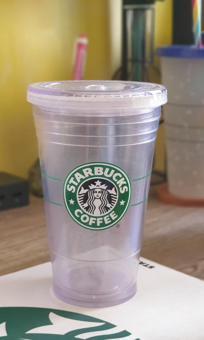 Starbucks Tumbler and Cold Cup (Category: Water Bottles & Tumblers) located in San Pedro. Submitted by as_1990 (Listing ID 1095097685, Image 2). Description: ✅ Unused but with sign of stain, dirt and peel off color since it is stored longer in the cabinet. ✅ Both cold cup with new reusable Starbucks Straw. ✅ RFS: Declutter SF must be shouldered by buyer.