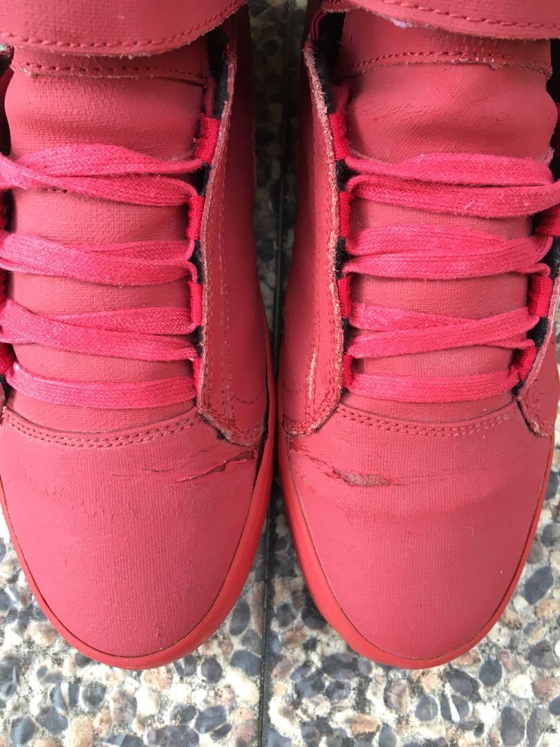 Supra skytop muska red carpet edition tuf black skate shoes on sale