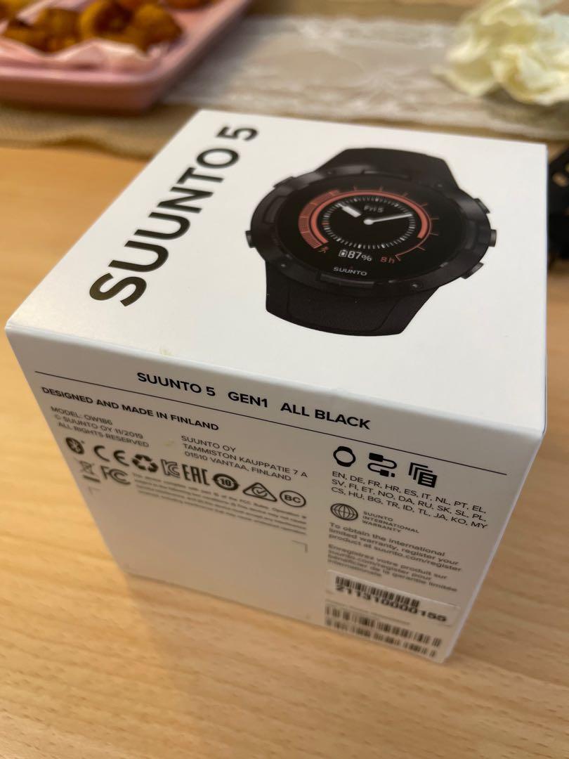 Suunto 5 all black Men s Fashion Watches Accessories