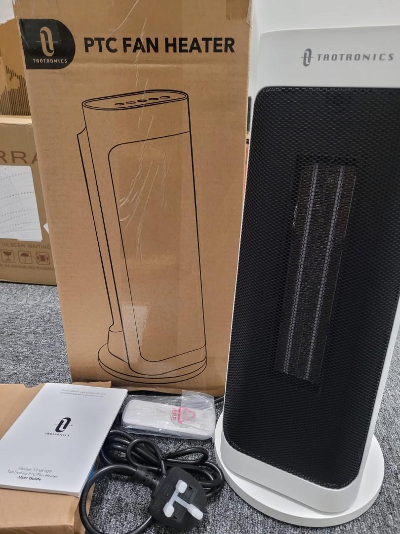 Taotronics TTHE009 1500W Electric, Small Portable Patio Remote Control