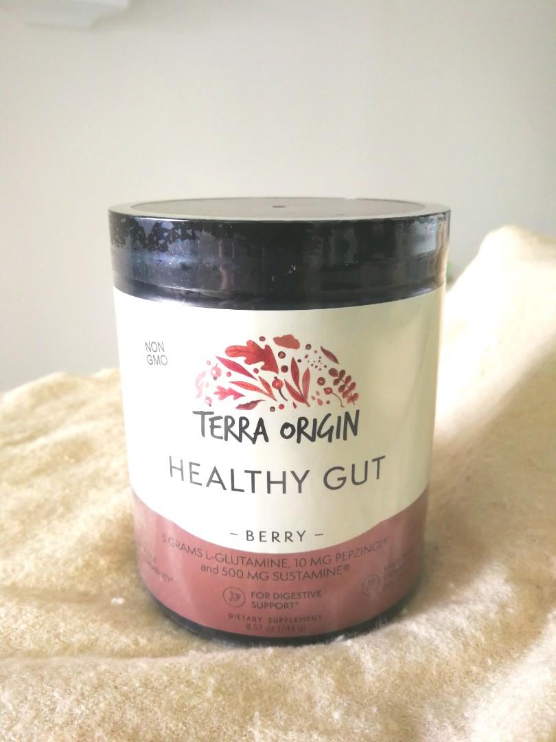 Terra Origin Healthy Gut, Berry (243g), Health & Nutrition, Health ...