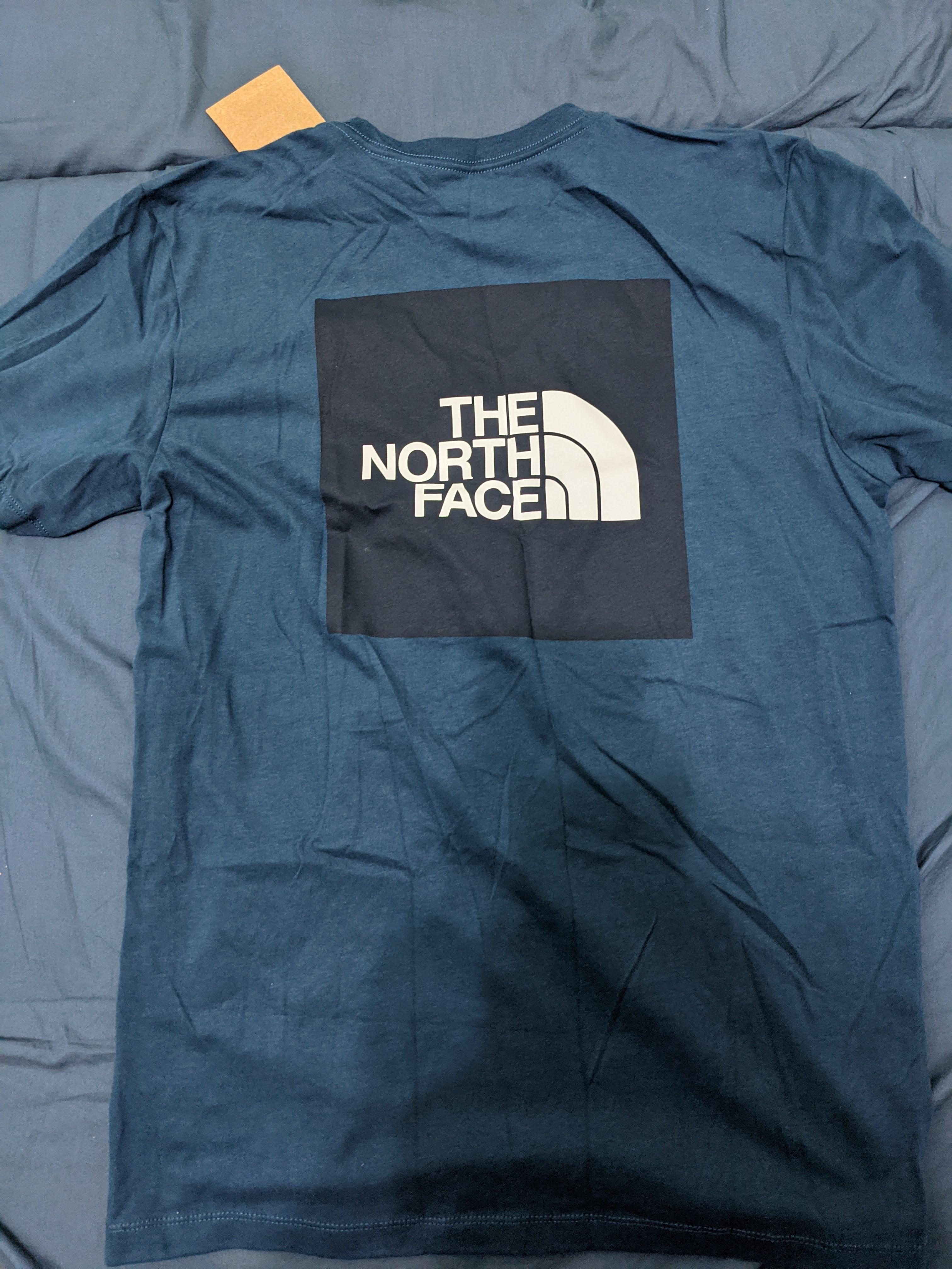 The north face box logo tee top