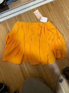 Tigermist yellow golden skirt