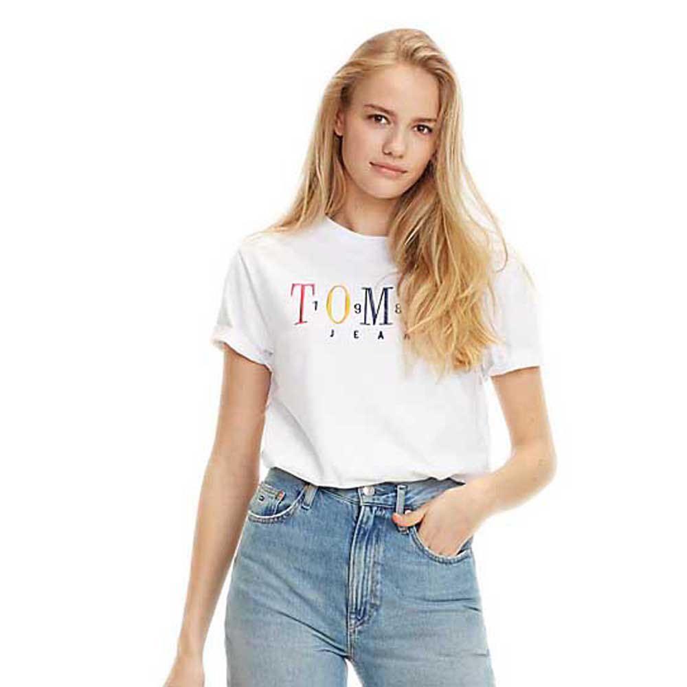 Tommy Jeans 1985 Multi colour Logo Women s Fashion Tops Shirts on Carousell