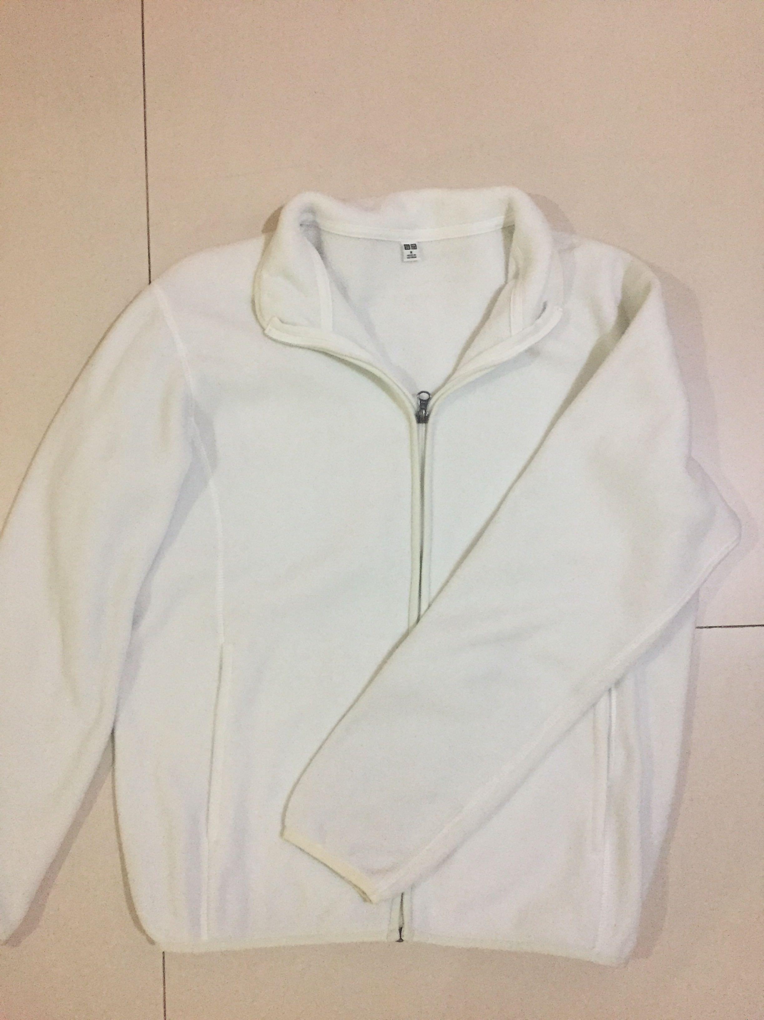 White sales jacket uniqlo