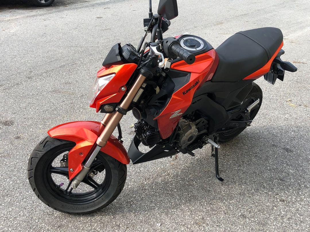 Used kawasaki z125 pro Whatspp Apply Motorbikes on Carousell