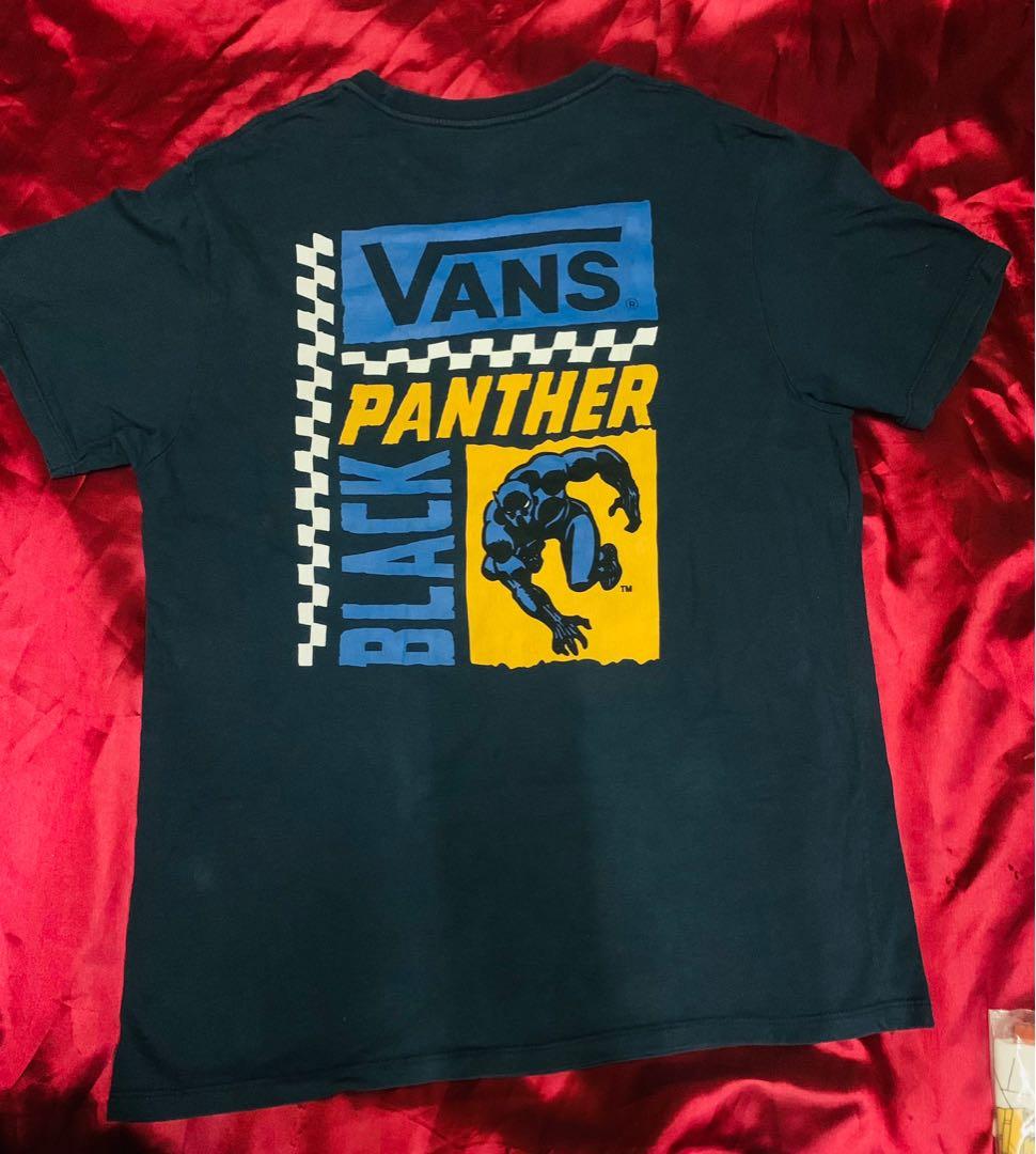 Vans x marvel black panther Men s Fashion Tops Sets Tshirts