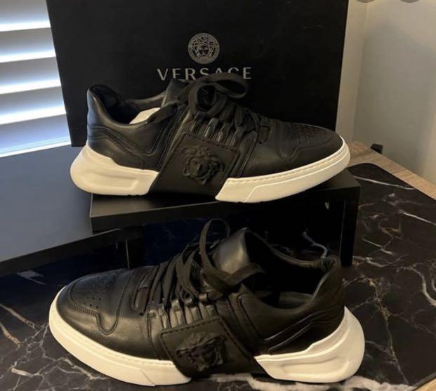 100 AUTHENTHIC VERSACE Sneakers Vitello Original Men s