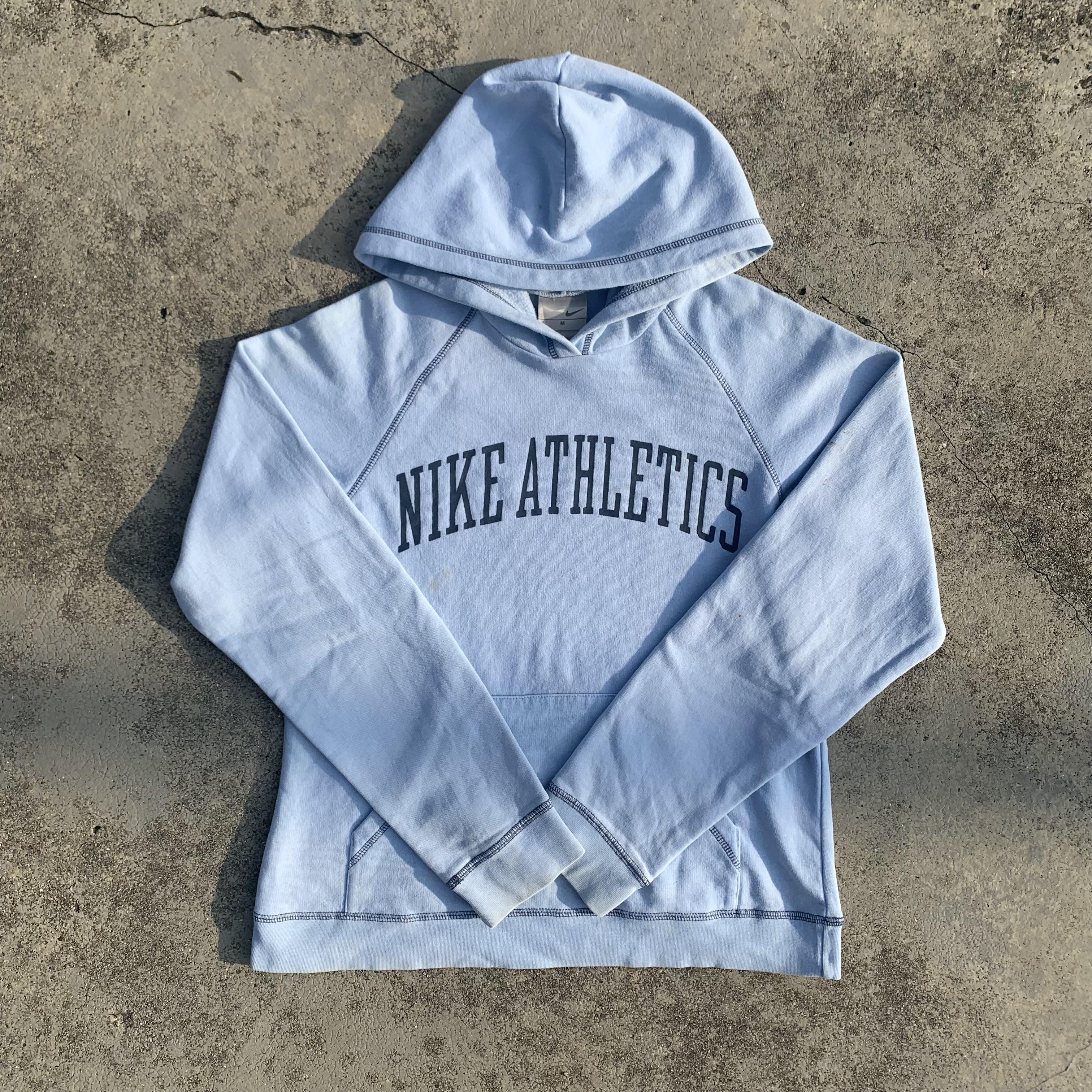 Nike athletic hoodie on sale vintage