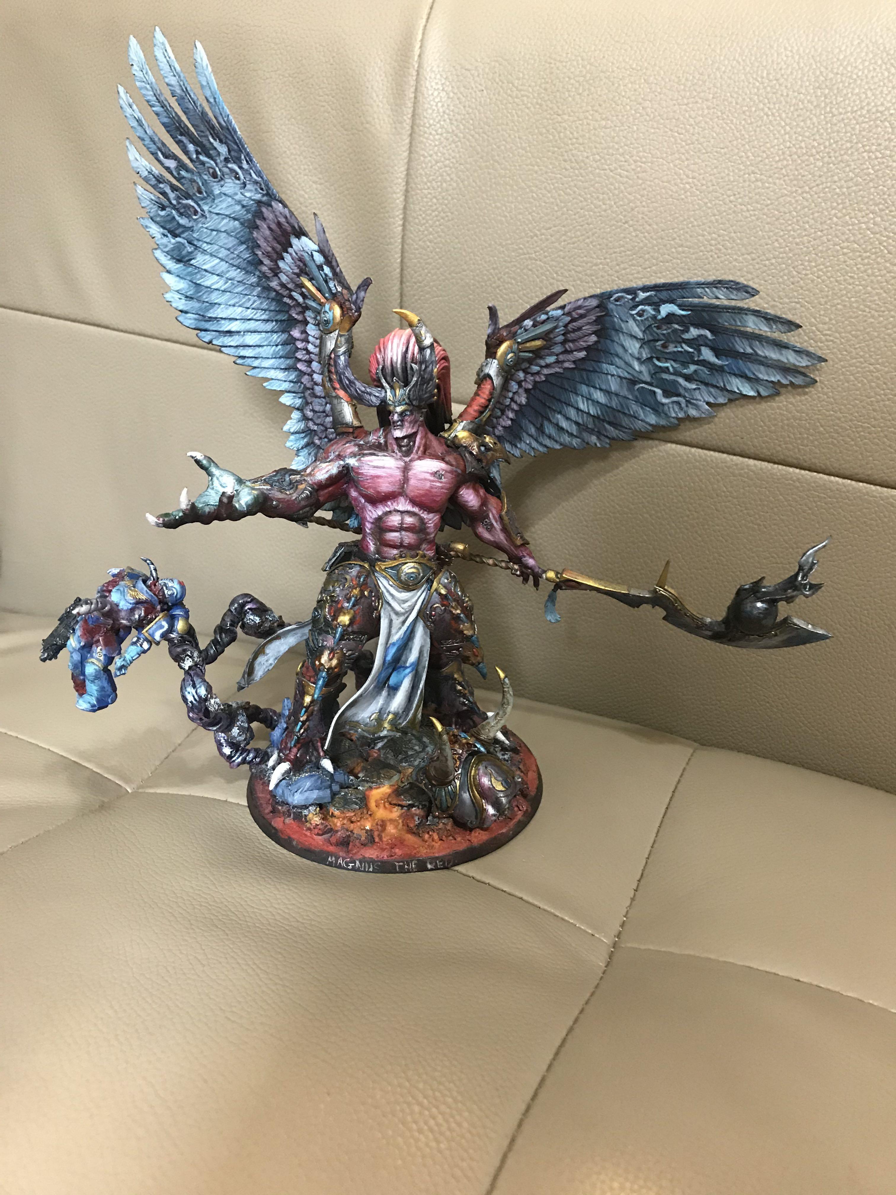 Games Workshop Warhammer 40000 Thousand Sons Magnus The Red Pro Painted