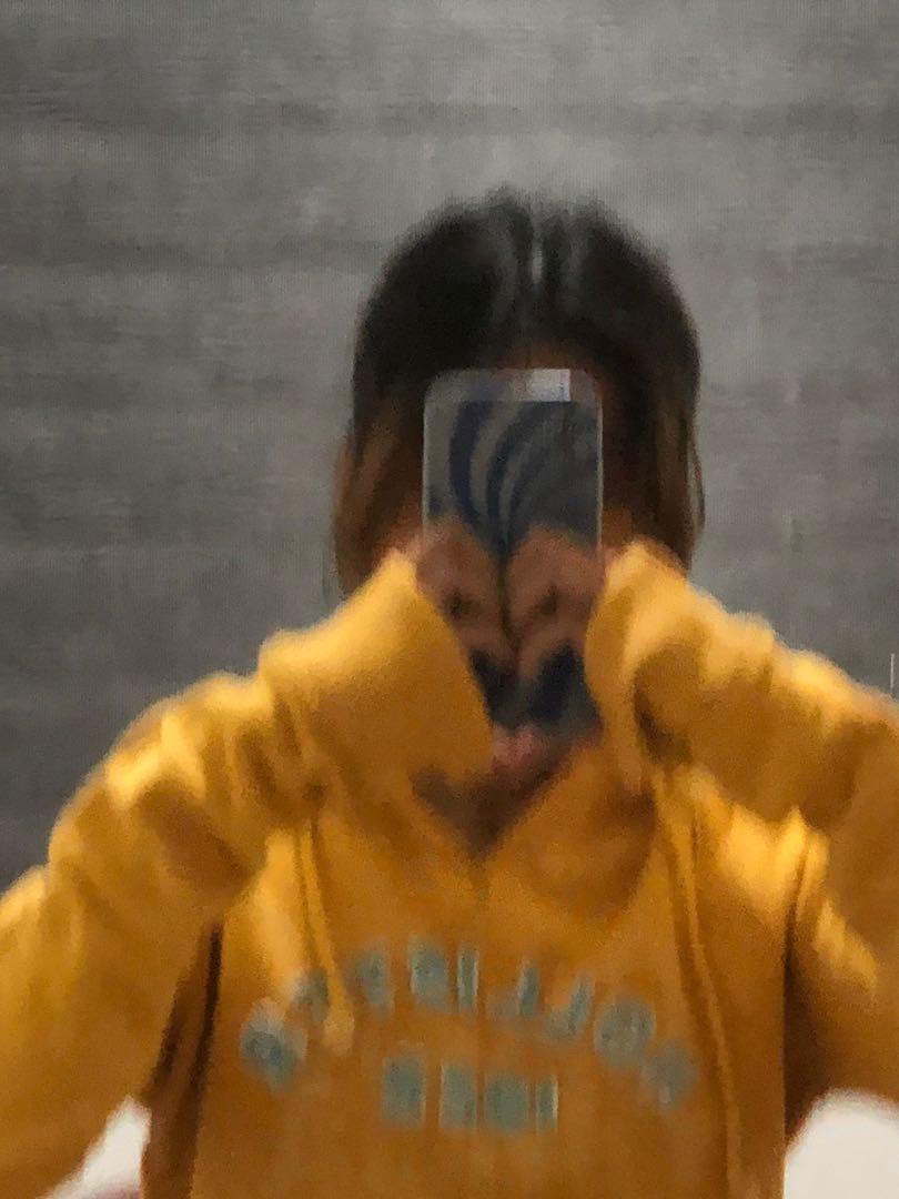Yellow top hollister sweater