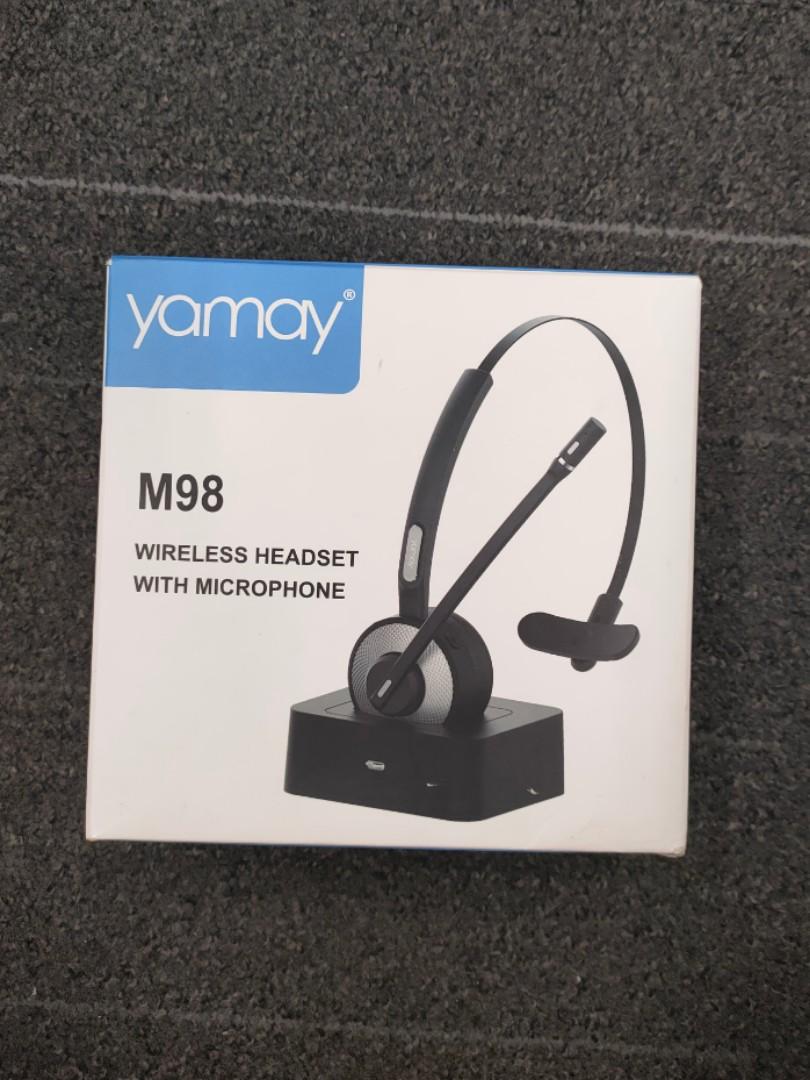 Yamay m98 wireless headset with microphone top