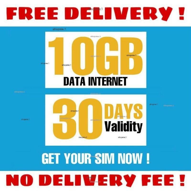 Yes Sim Card With 10gb Data Tickets Vouchers Gift Cards Vouchers On Carousell