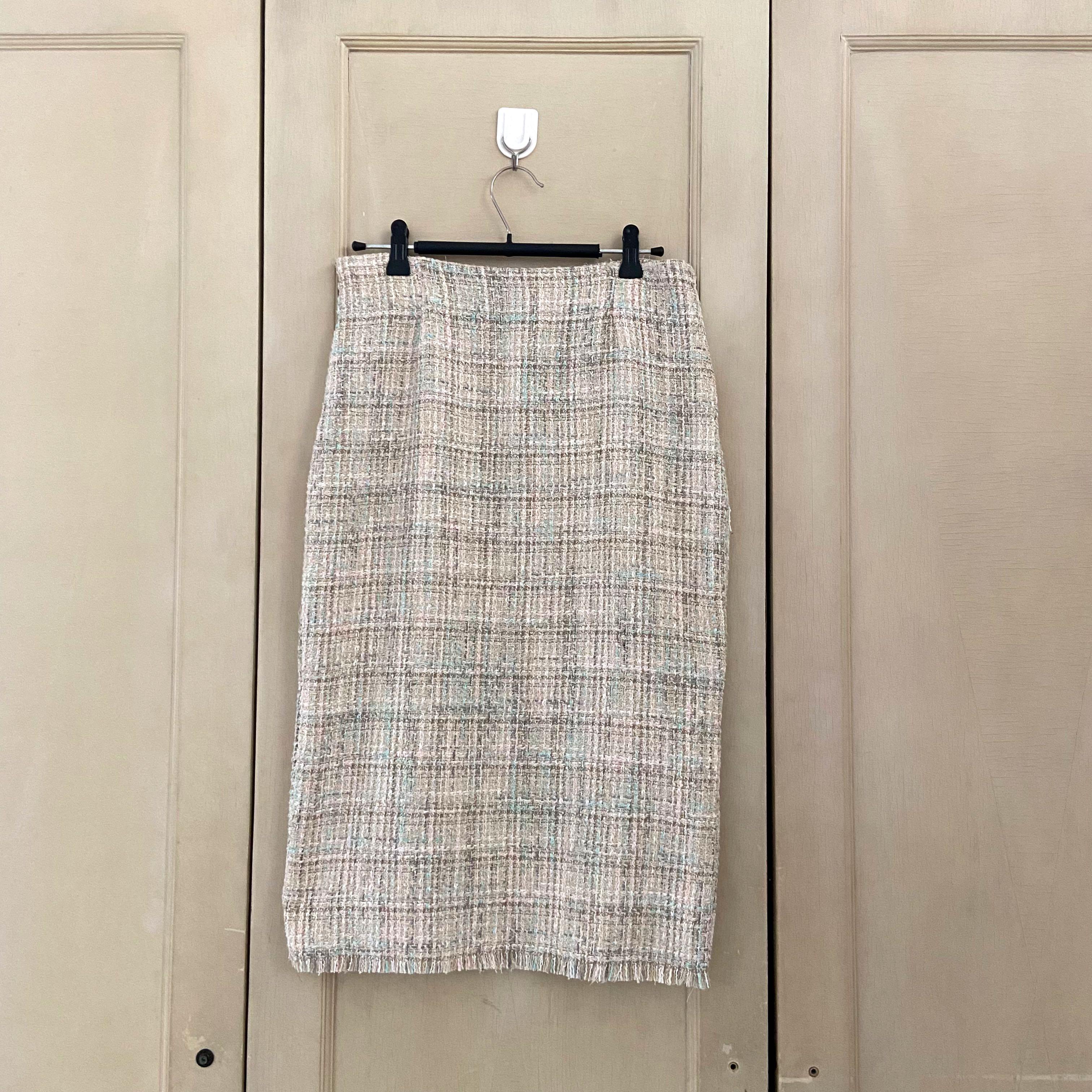 Tweed rok zara deals