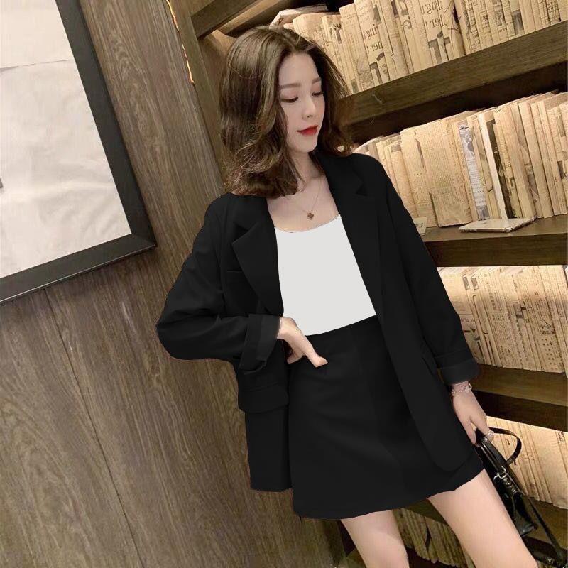 2021 Korean Style Jacket and Skirt Set, Women's Fashion, Tops, Blouses on  Carousell