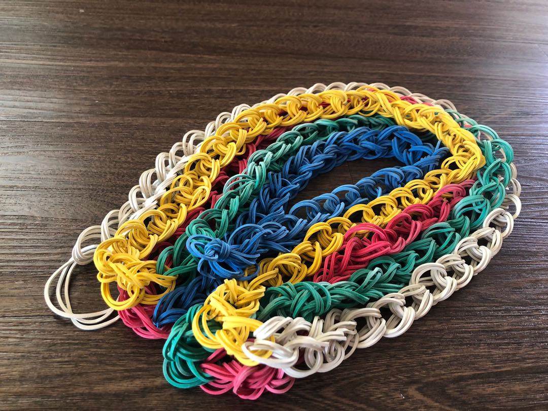 5 Warna Tali Getah 5 Coloured Rubber Rope