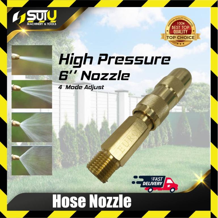 6'' Brass Water Jet High Pressure Hose Nozzle Head, Furniture ...