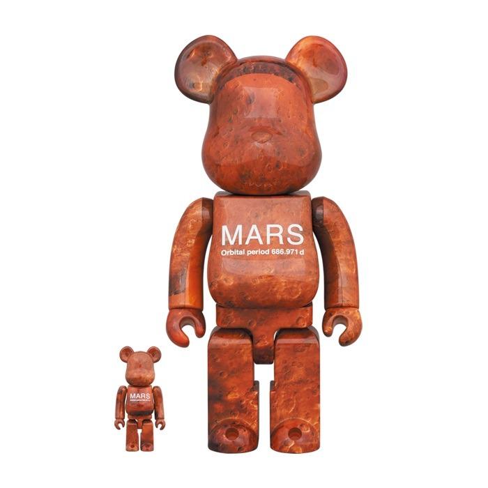 全新] Bearbrick MARS BE@RBRICK 100％ & 400％, 興趣及遊戲, 玩具 