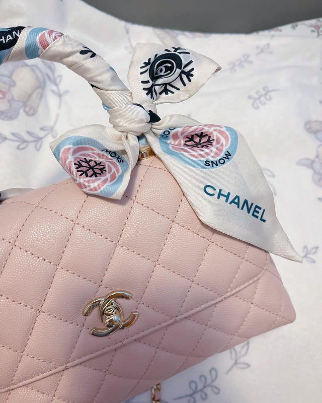 🦄💖 Chanel 21A Rose Clair Light Pink Coco Handle Small/Mini 24cm, Luxury,  Bags & Wallets on Carousell