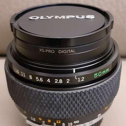 Olympus OM Zuiko Auto-Macro 50mm F1.2大光圈MF Prime Lens (95%新 