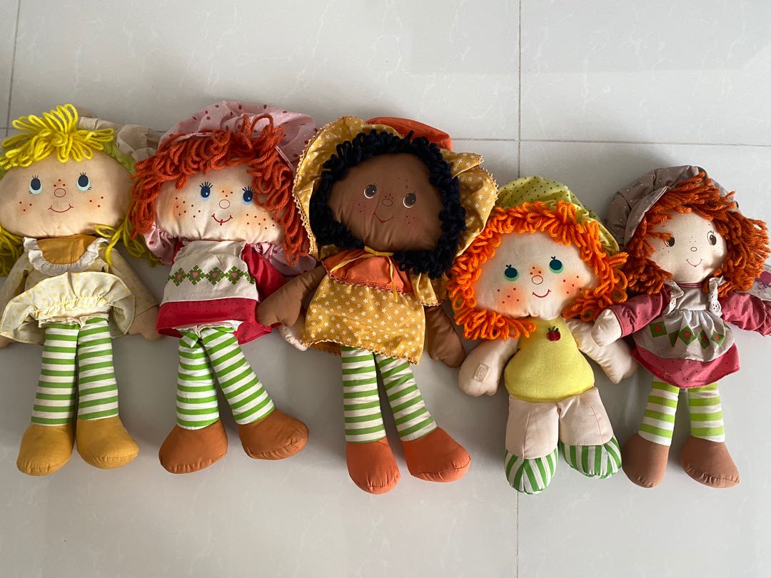 Strawberry shortcake hot sale rag doll vintage