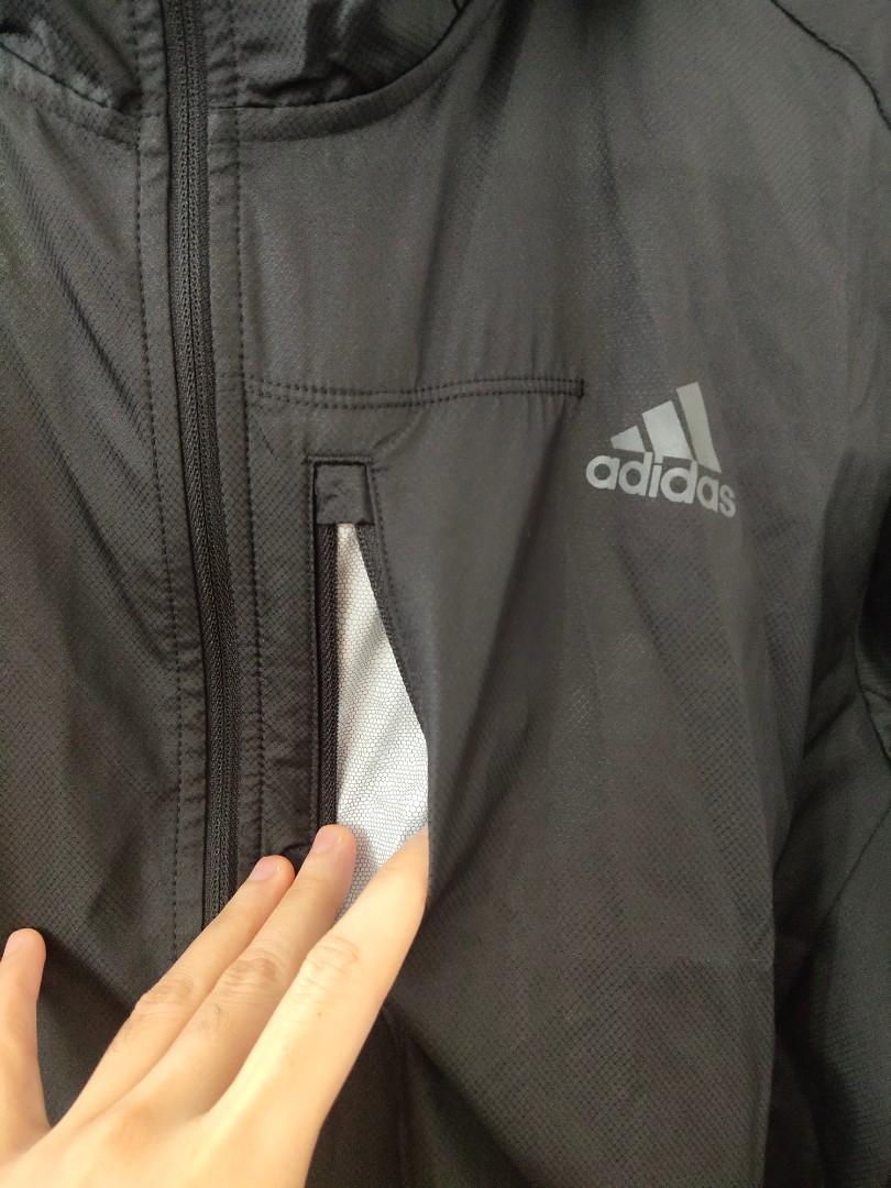 ADIDAS OWN THE RUN HOODED WIND JACKET WINDBREAKER JOGGING SPORTS