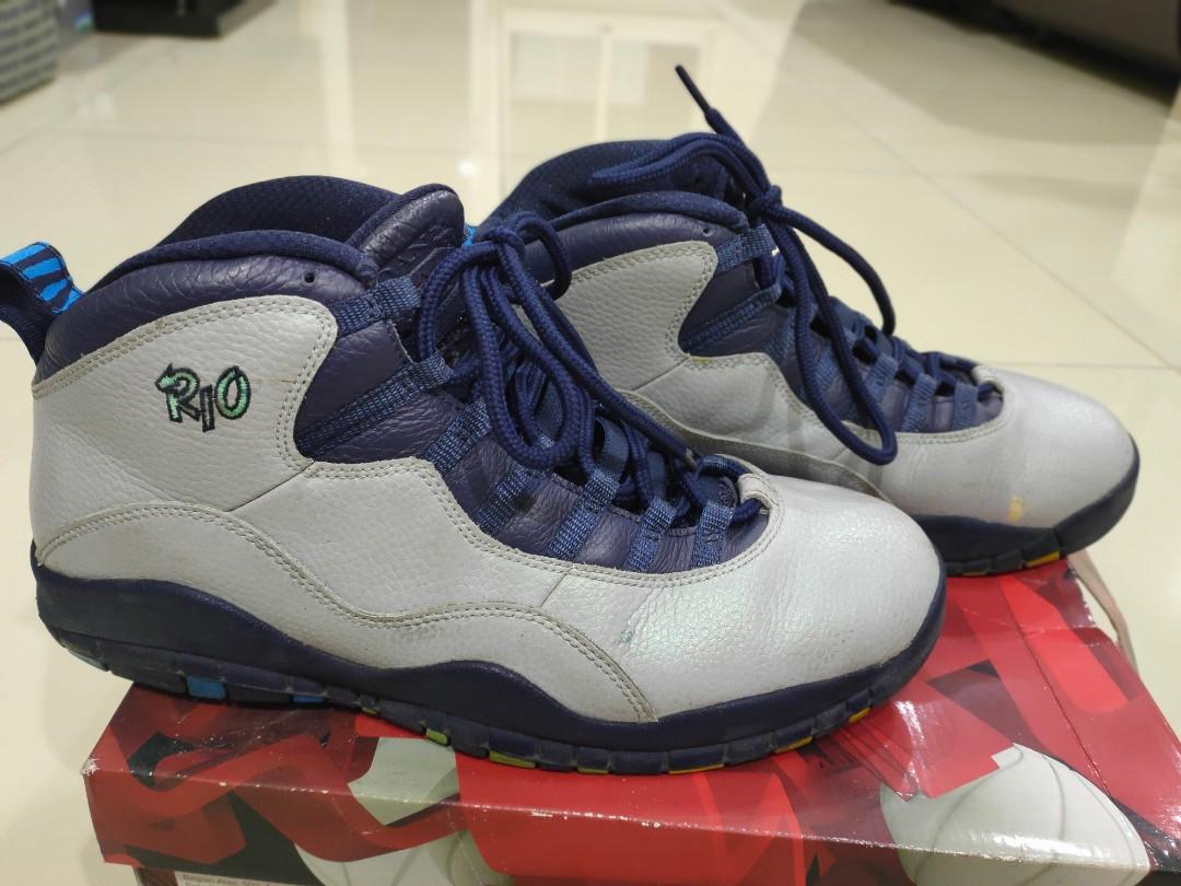 AIR JORDAN 10 RETRO BG SIZE 45, Olah 