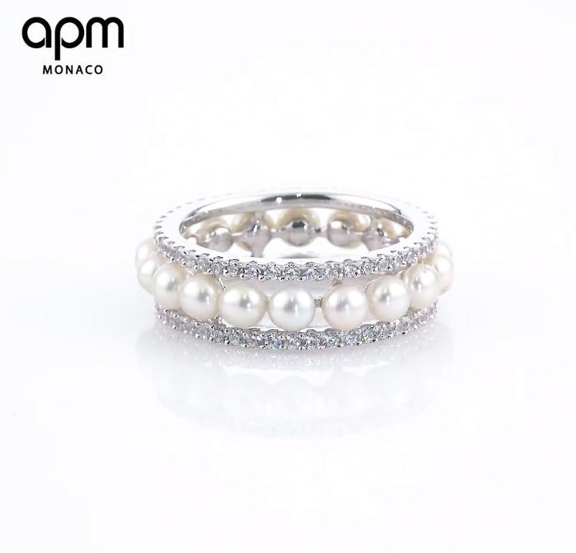 Apm monaco pearl ring on sale